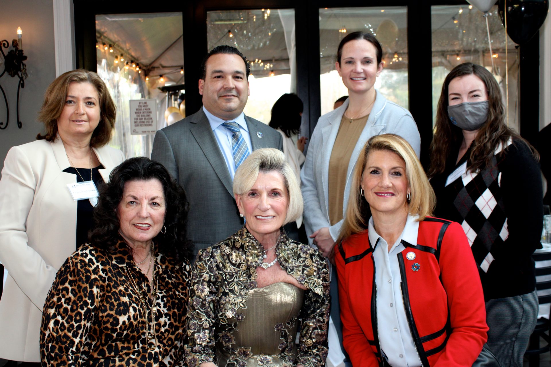 Four representatives from Bayshore along with committee members and assemblywoman