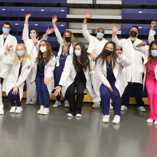 Some of the members of the 2021 Nursing Graduating Class.