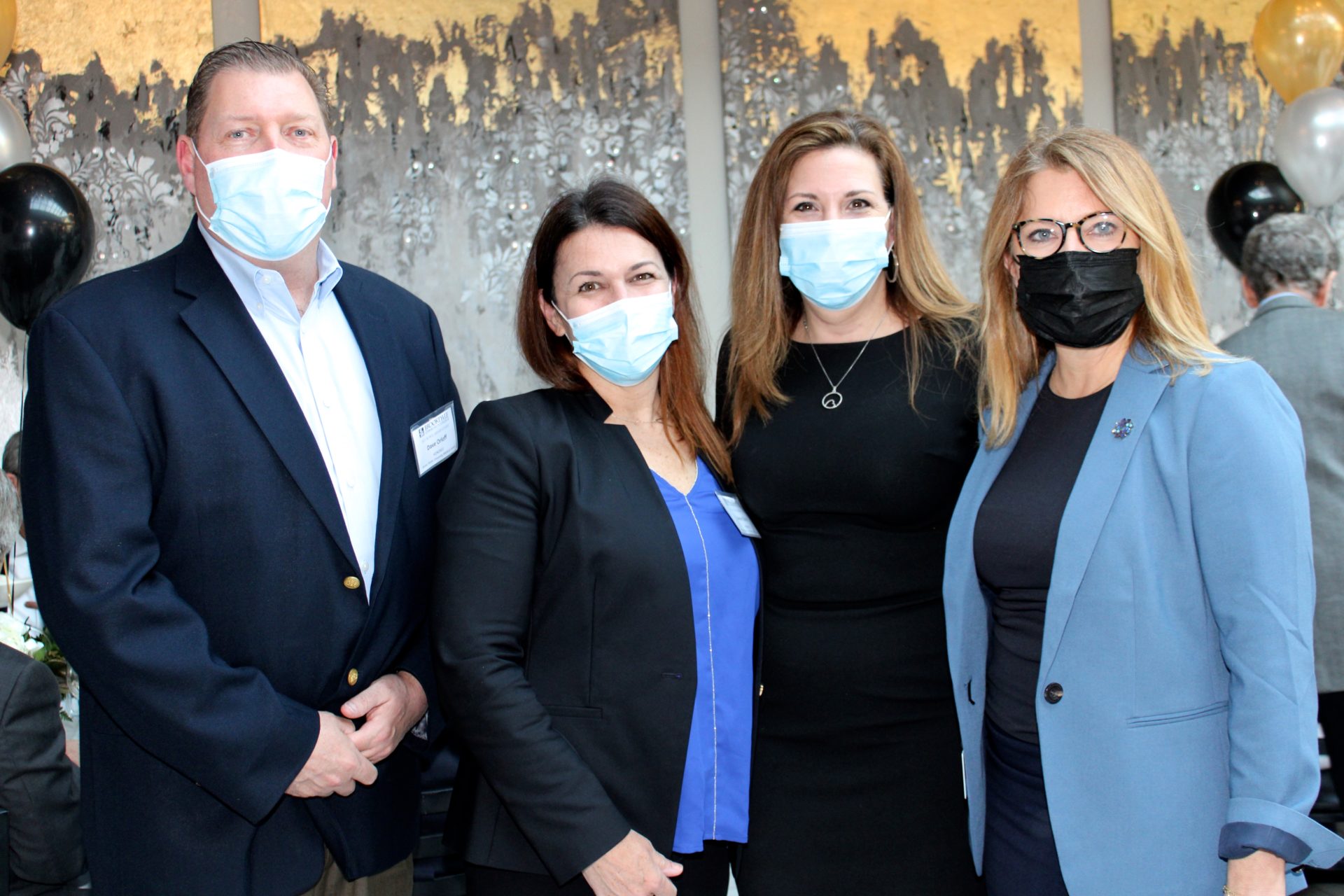 Four representatives from Jersey Shore Medical Center, 3 woman and one man