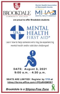 Mental Health First Aid Poster