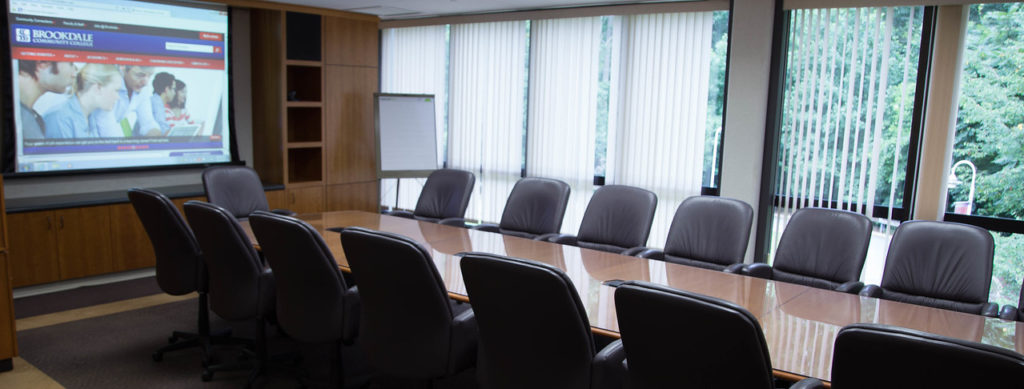 Picture of the Trustess Conference room in the SLC.