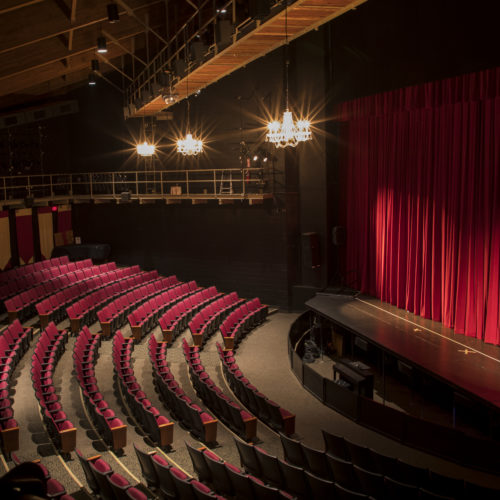 theater seats and stage