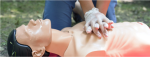 CPR on a dummy