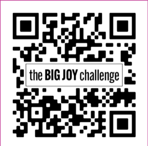 QR code the Big Joy challenge