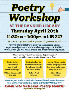 Flyer for the event.