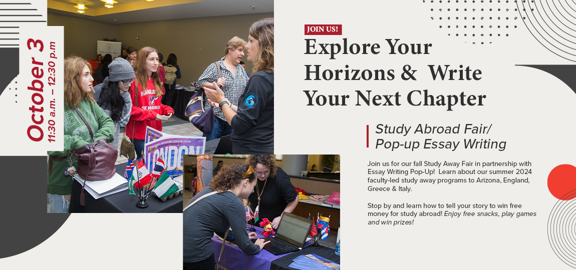 Study Away Fair & Pop-Up