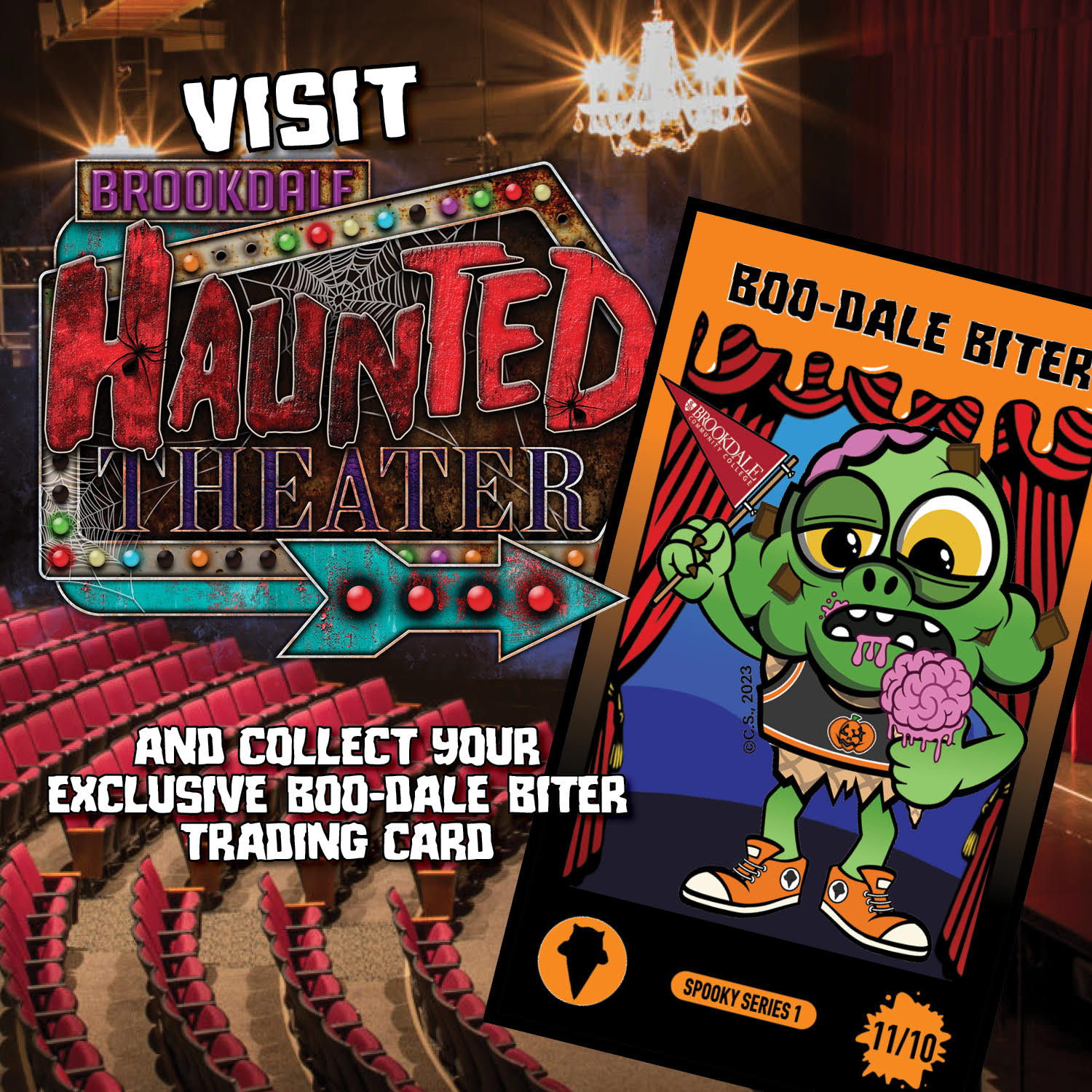 Brookdale Alum Designs BooDALE BITER Monster Trading Card Brookdale