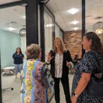 Rooms and partners in their rooms at the Caroline Huber Holistic Wellness Center.