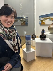 Viviana Ma and her pottery