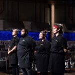 Arielle Brown on Chopped. In line with other chefs in competition.