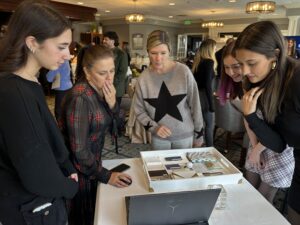 Interior Design Students presenting at Beacon Hill Country Club