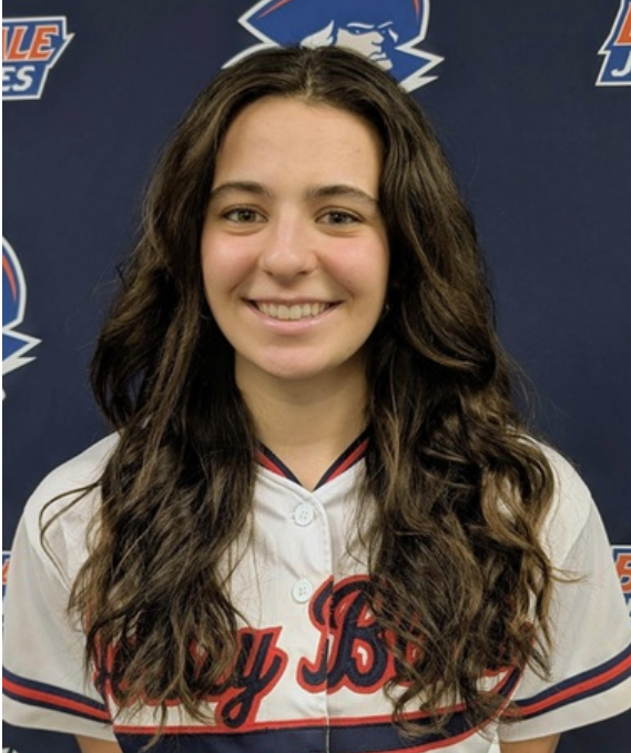 Jillian Fay Player of the Year in her softball uniform