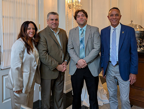 Brookdale Community College Team – Yvette Krupa ( GACR Staff); Dr. David Stout, Brookdale President; Thomas Yacullo (GACR Staff); and Ed Johnson.