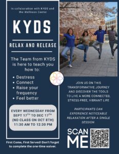 Fall '25 KYDS Relax and Release Flyer