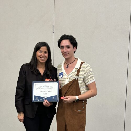 First Gen student with Yesenia Madas
