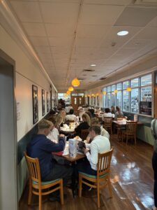 Danish students at The Culinary Education Center Windows restaurant