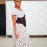 Brookdale Community College Fashion Design student Hannah Post Romantic Edge Meets Resilience, takes second-place in Newark Fashion Week Showcase.