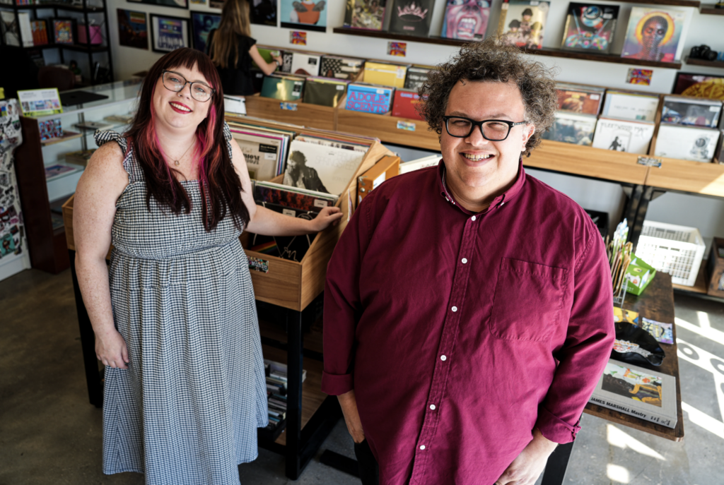 Aaron Hochman at Unwind Comics and Records,