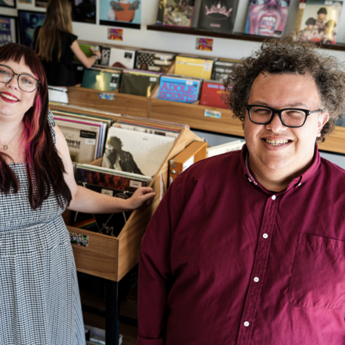 Aaron Hochman at Unwind Comics and Records,