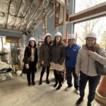 Parker Family Health Center Dental Clinic hard hat event at Brookdale Community College