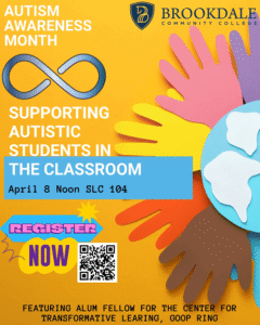 Autism Awareness Month flyer.