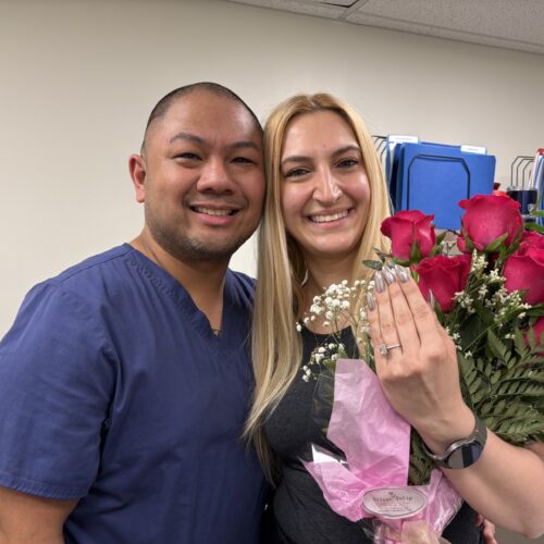 Brian Laguatan and Lauren Siegel