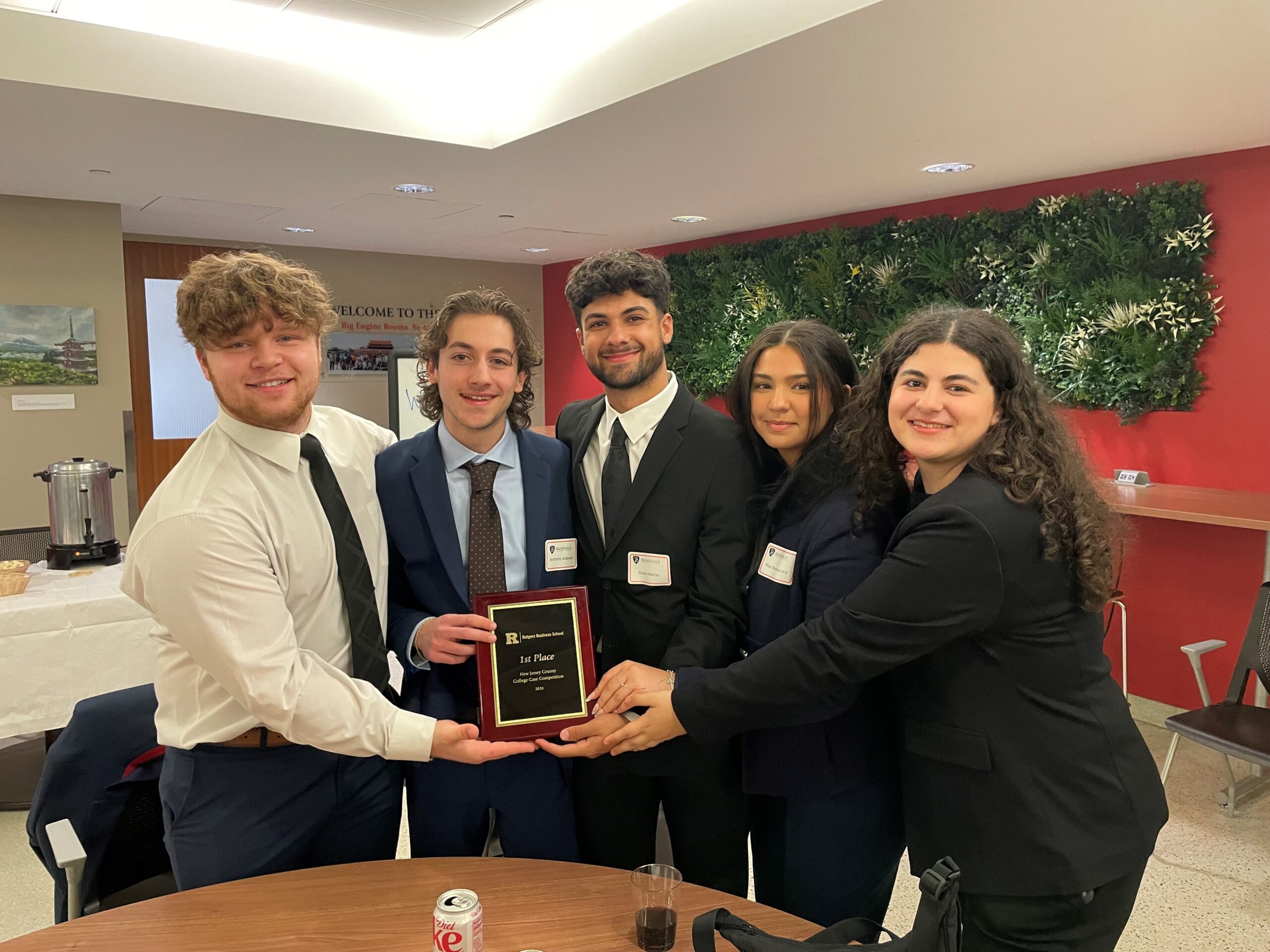 Business Case Team earned first place