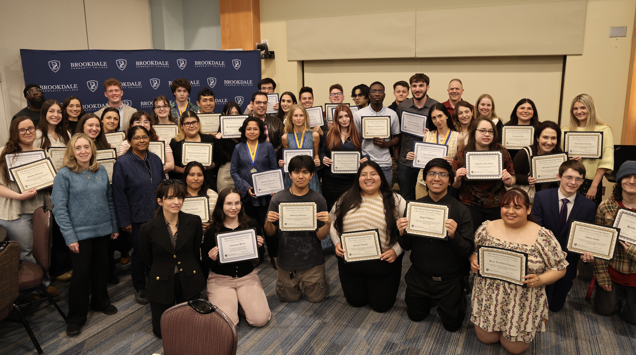 15th Annual Global Citizenship Project Awards Recipients at Brookdale Community College