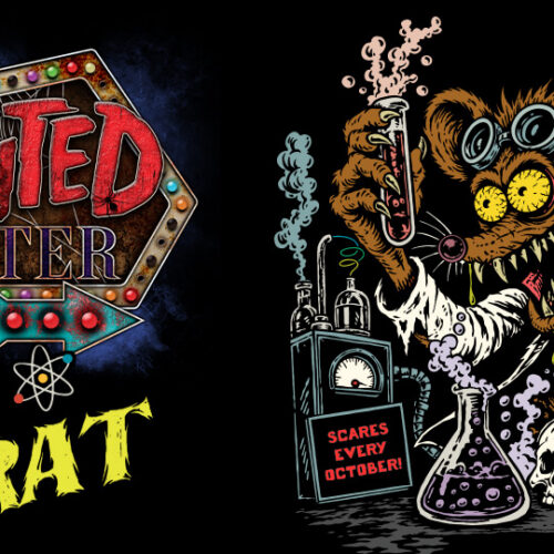 Haunted Theater Event Flyer.