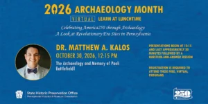 Dr. Matthew A. Kalos poster with his image and information about the event.