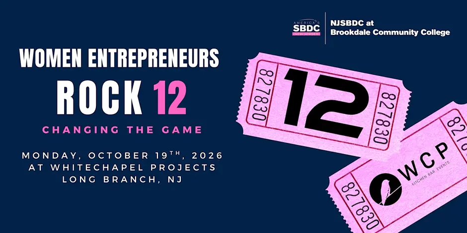 Women Entrepreneurs Rock 12: Changing The Game event poster.