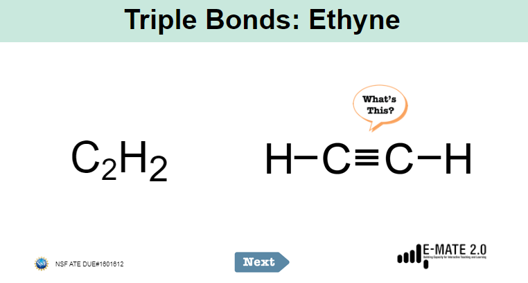 Triple Bonds- Ethyne